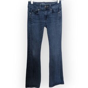 American Eagle Outfitters Women's Boot Cut Jeans - Dark Blue